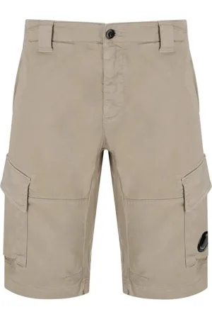 C.P. Company Korte broeken, Heren, , L, Katoen, Vintage Khaki Cargo Bermuda Shorts