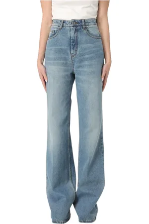 Ami Jeans, Dames, Blauw, W27, Denim, Tijdloze Denim Jeans
