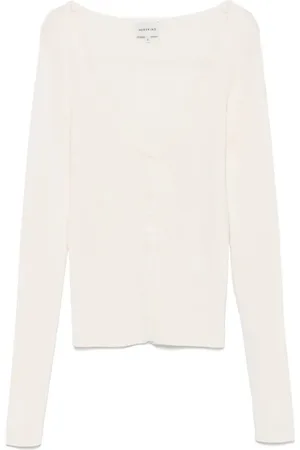 Herskind Truien, Dames, Wit, S, Gebreide blouse voor vrouwen
