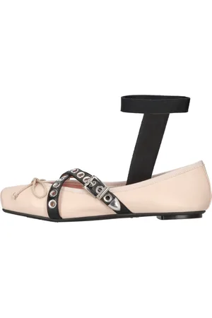Pretty Ballerinas Schoenen, Dames, Roze, 39 EU, Stijlvolle leren dansstijl ballerina
