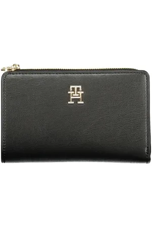 Tommy Hilfiger Accessoires, Dames, Zwart, ONE Size, Zwarte Damesportemonnee Stijlvol Accessoire