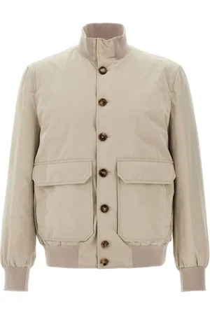 Brunello Cucinelli Jassen, Heren, , 2Xl, Polyester, Waterafstotende Bomberjack