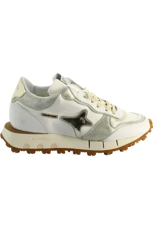 Ama Brand Schoenen, Dames, Veelkleurig, 36 EU, Witte Sneakers Mod. 4144