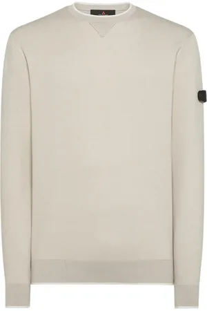 Peuterey Sweatshirts & Hoodies, Heren, , 2Xl, Katoen, Trui met Ronde Hals en Logo Detail