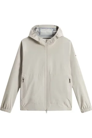 Woolrich Jassen, Heren, Grijs, L, Stijlvolle lichte jassen voor alle seizoenen