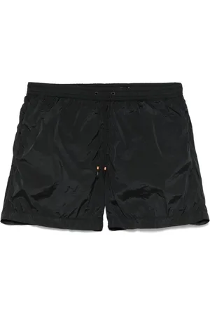 RRD Badkleding, Heren, Zwart, S, Zwarte zwemshorts met trekkoord in de taille