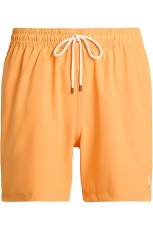 Ralph Lauren Badkleding, Heren, Oranje, XL, Zee Kleding Collectie