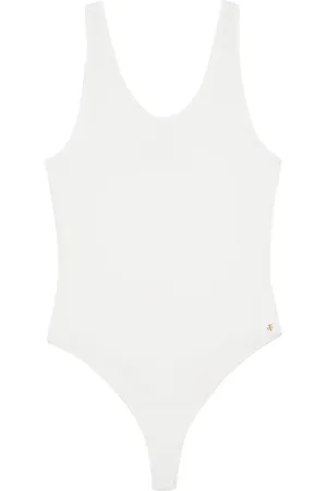 ANINE BING Tops, Dames, Wit, S, Witte Ginny Bodysuit Top