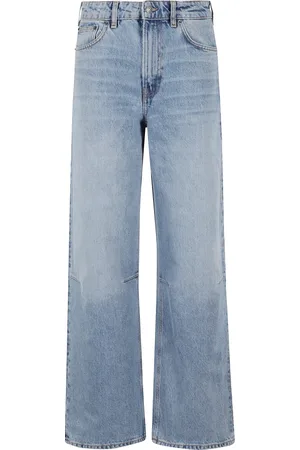 Fiorucci Jeans, Dames, Blauw, W25, Katoen, Lichtblauwe Baggy Jeans