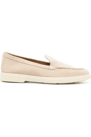 santoni Schoenen, Dames, , 38 EU, Suède, Suède Ronde Neus Loafers