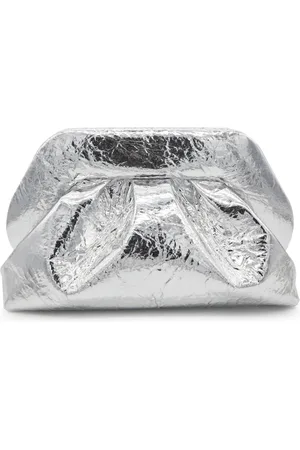 THEMOIRÈ Tassen, Dames, Grijs, ONE Size, Zilver Ananas Clutch