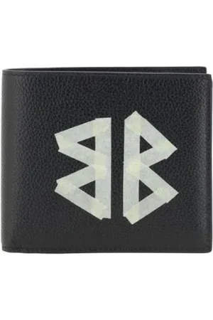 Balenciaga Accessoires, Heren, Zwart, ONE Size, Leer, Billfold portemonnee van reliëfleder met kaartsleuven