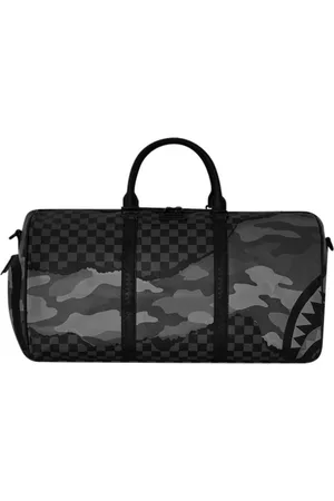 Sprayground Tassen, Dames, Zwart, ONE Size, Zwarte Camo Tear Duffle Tas