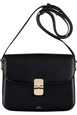 A.P.C. Tassen, Dames, Zwart, ONE Size, Zwarte tassen voor een stijlvolle uitstraling