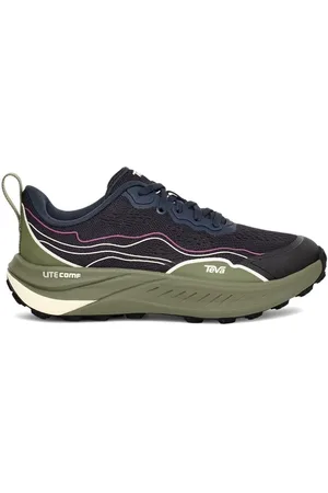 Teva Schoenen, Dames, Groen, 36 EU, Groene Mix Dames Sneaker voor Wandelen