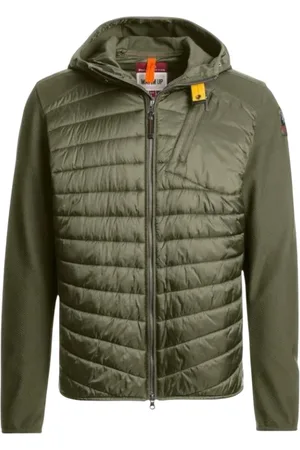 Parajumpers Jassen, Heren, Groen, XL, Groene gemengde stofjas