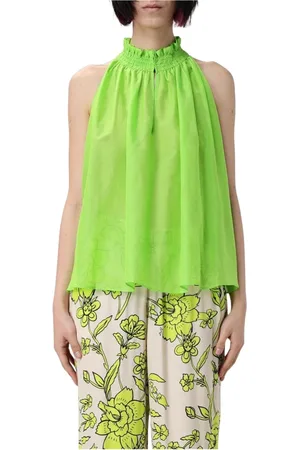 Liu Jo Tops, Dames, Groen, XS, Groene V-hals Top