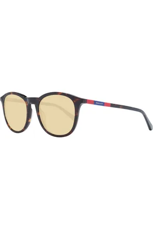 GANT Accessoires, unisex, Bruin, ONE Size, Bruine Ronde Zonnebril