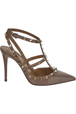 VALENTINO GARAVANI Schoenen, Dames, Bruin, 36 EU, Elegante Vrouw Hoge Hakken Schoenen