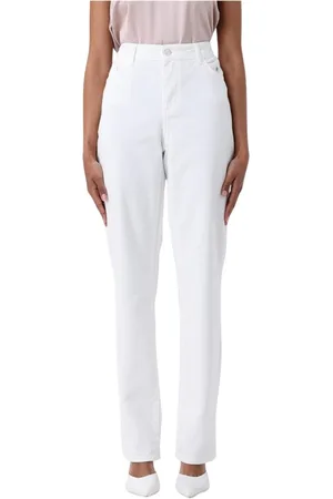 Liu Jo Jeans, Dames, Wit, W33, Katoen, Witte Straight Leg Jeans