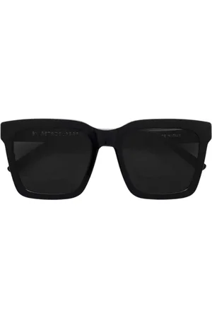 Retrosuperfuture Accessoires, unisex, Zwart, ONE Size, Zwarte Aalto Zonnebril