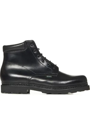 Paraboot Schoenen, Heren, Zwart, 40 EU, Leer, Zwarte leren veterschoenen
