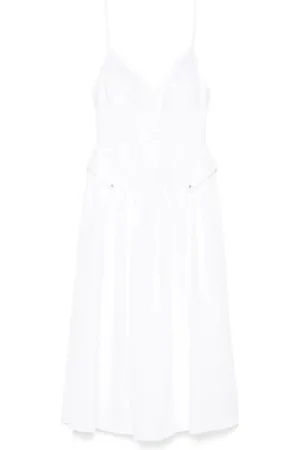 Elisabetta Franchi Kleedjes, Dames, , M, Katoen, Stijlvolle Katoenen Jurk