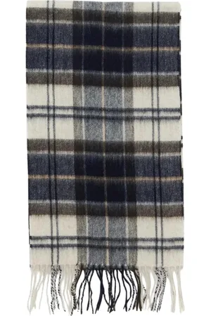 Barbour Accessoires, Dames, Veelkleurig, ONE Size, Wol, Geruite sjaal van kasjmier en lamswol