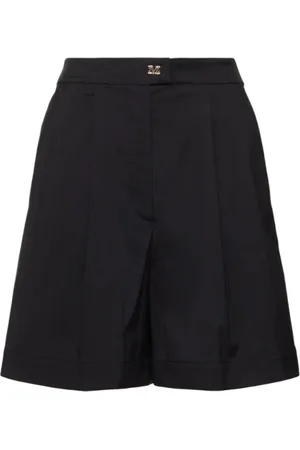 Max Mara Korte broeken, Dames, Zwart, XS, Zwarte Strandshorts Sultano