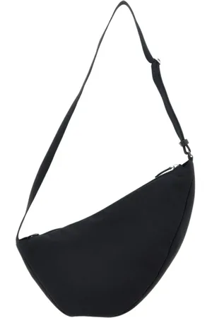 The Row Tassen, Heren, Zwart, ONE Size, Zwarte leren schoudertas