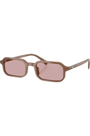 Emporio Armani Accessoires, unisex, Bruin, 54 MM, Stijlvolle zonnebril 4253U 627173