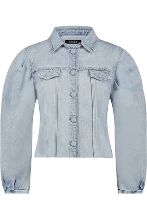 Ibana Jassen, Dames, Blauw, M, Katoen, Stijlvolle Jas Trania