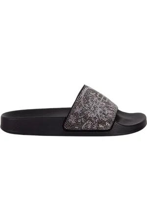 BALDININI Schoenen, Dames, Zwart, 40 EU, Sandalen met Kristallen