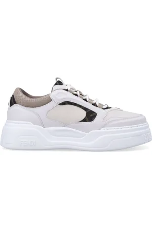 Fendi Schoenen, Heren, Veelkleurig, 42 EU, Chunky White Sole Sneakers