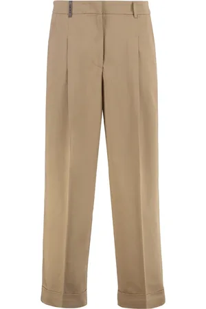 PESERICO SIGN Broeken, Dames, , L, Katoen, Katoenen Stretchbroek met Elastische Taille