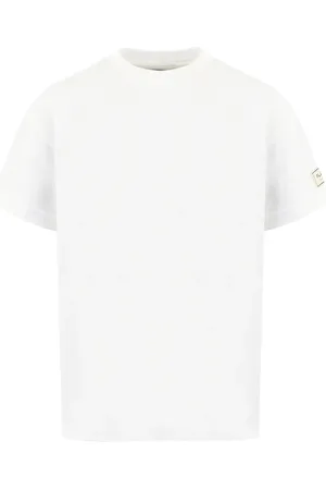 FLÂNEUR Flâneur, Tops, Heren, Wit, M, Heren Atelier Armpatch T-Shirt Wit