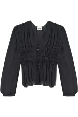 Isabel Marant Blouses & Shirts, Dames, Zwart, S, Stijlvolle Etoile Top