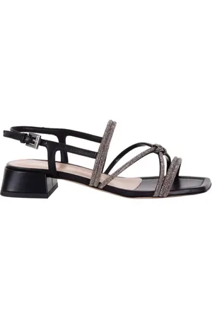 BALDININI Schoenen, Dames, Zwart, 36 EU, Zwarte Sandalen voor Vrouwen