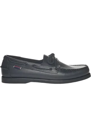 SEBAGO Schoenen, Heren, Zwart, 42 EU, Zwarte Nautico Docksides Portland Schoenen