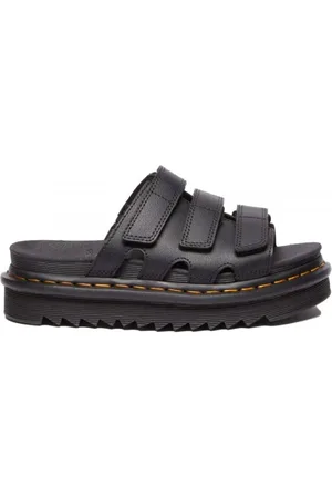 Dr. Martens Schoenen, Dames, Zwart, 37 EU, Leer, Raine Slide Sandalen Zwart