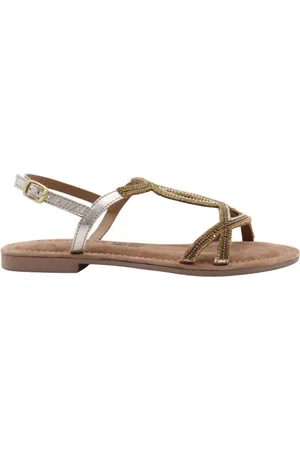 Lazamani Schoenen, Dames, Geel, 39 EU, Moderne Sandaal van Artifort