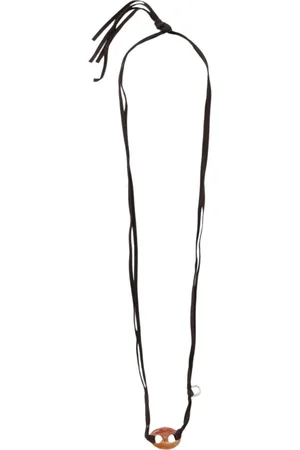 OAMC Accessoires, Dames, Zwart, ONE Size, Rode Hars Hanger Ketting