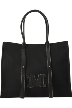 Max Mara Tassen, Dames, Zwart, ONE Size, Zwarte tassen voor Bravabeach stijl