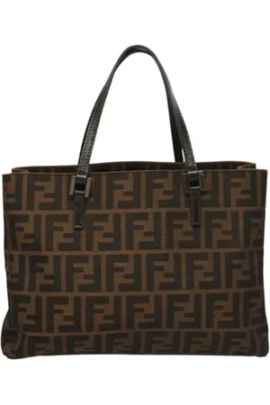 Fendi Pre-owned, Dames, Bruin, ONE Size, Pre-owned Canvas fendi-bags
