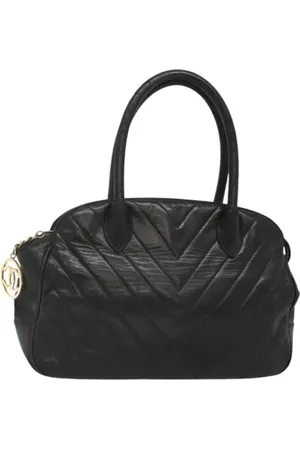 CHANEL Pre-owned, Dames, Zwart, ONE Size, Tweedehands leren handtassen
