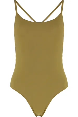 Lido Badkleding, Dames, Groen, S, Badpak met dunne bandjes