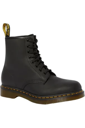 Dr. Martens Schoenen, Dames, Zwart, 37 EU, Leer, Zwarte Leren Enkellaarsjes