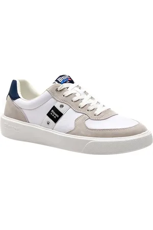 Blauer Schoenen, Heren, Wit, 44 EU, Multicolor Heren Sneakers Stijlvol en Comfortabel
