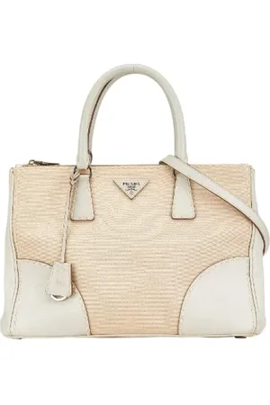 Prada Pre-owned, Dames, , ONE Size, Leer, Pre-owned Canvas prada-bags
