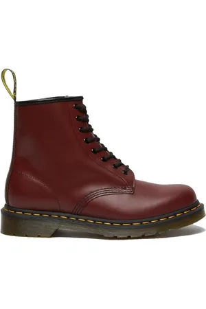 Dr. Martens Schoenen, Dames, Rood, 36 EU, Leer, Klassieke leren laarzen